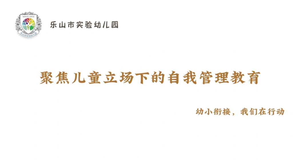 四川乐山市实验幼儿园幼小衔接视频案例
